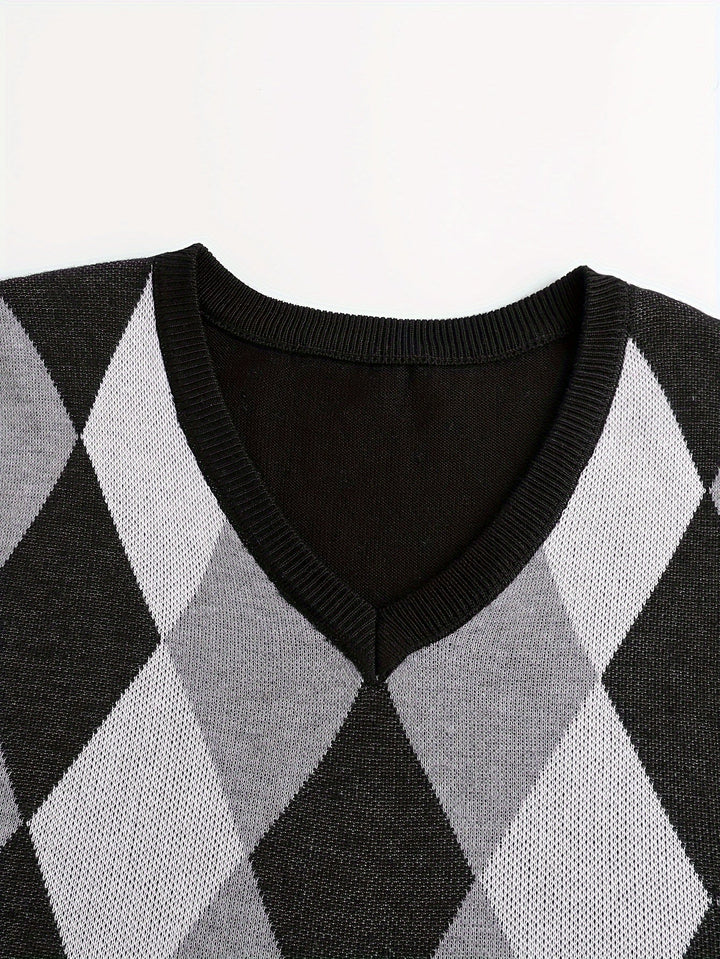 Chandler | Classic Argyle Sweater Vest