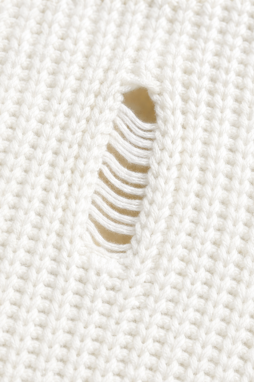 Amelia | Women's Oversized Ribbed Knitted Jumper Dress Ladder Stitch