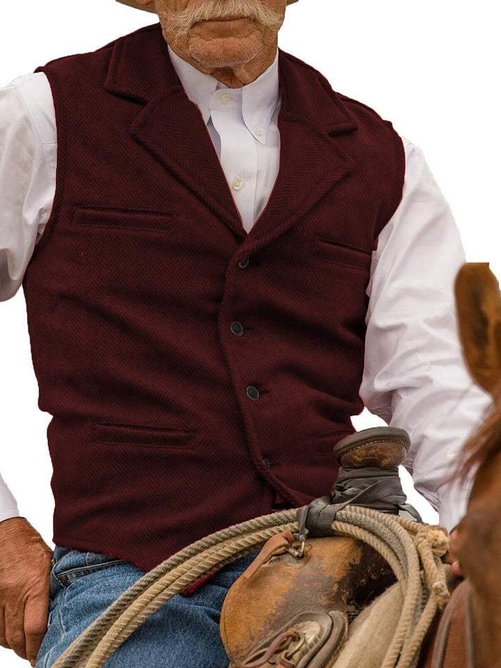 Colton | Heritage Herringbone Waistcoat