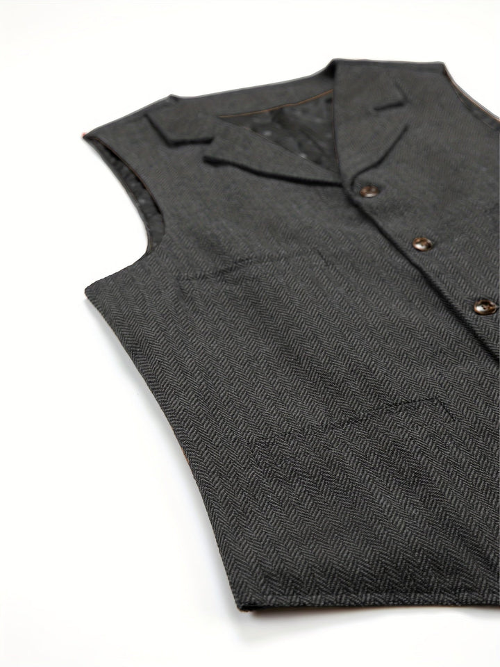 Colton | Heritage Herringbone Waistcoat
