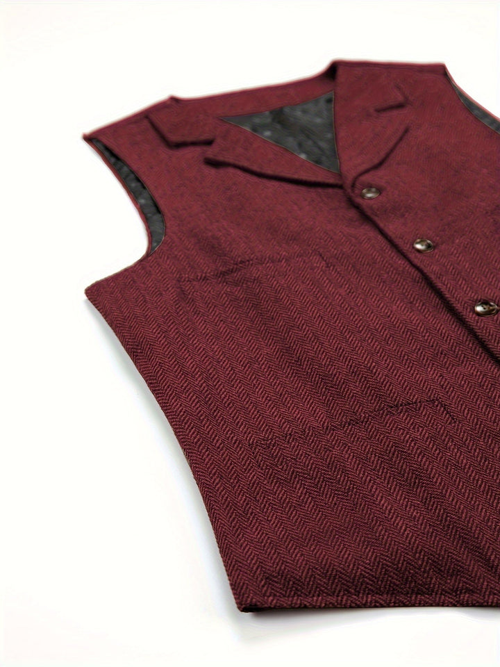 Colton | Heritage Herringbone Waistcoat