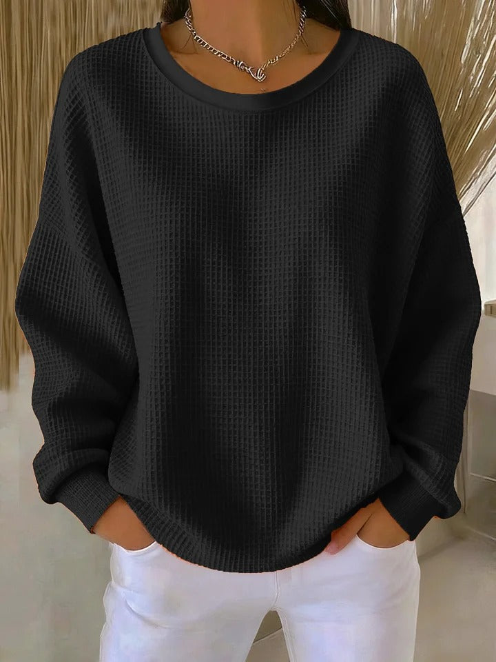 Sevira | Women's Relaxed Fit Soft Jumper Pill-Resistant Texture
