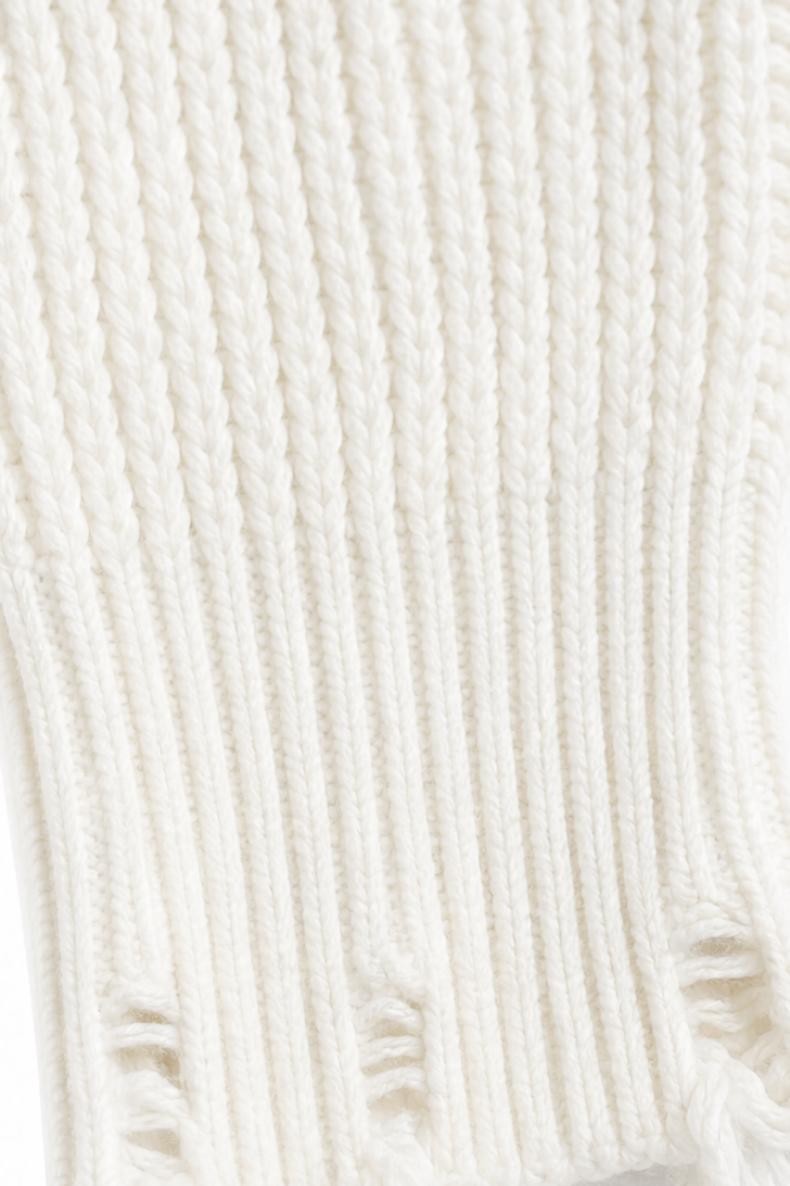 Amelia | Women's Oversized Ribbed Knitted Jumper Dress Ladder Stitch