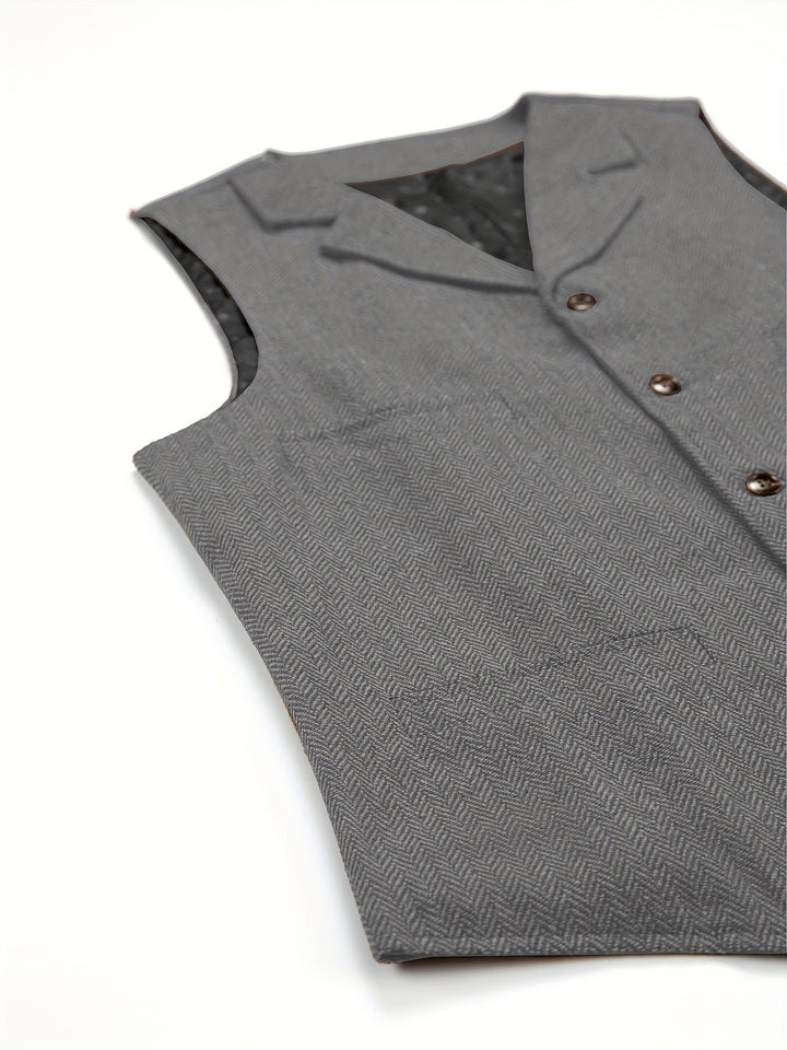 Colton | Heritage Herringbone Waistcoat