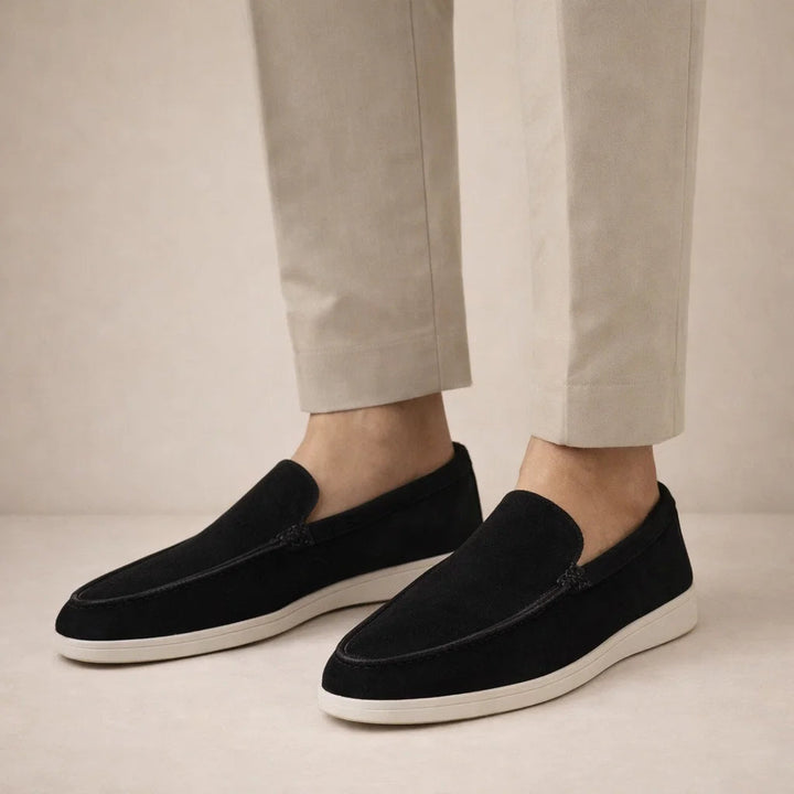 Ronan | Men's Leather Slip-On Loafers Casual Low Cut