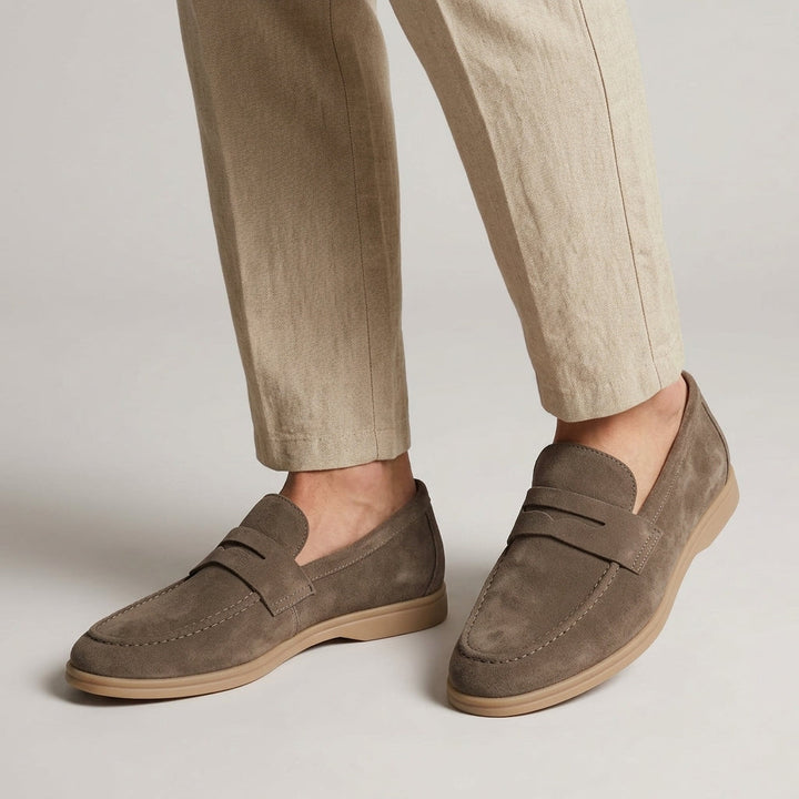 Isla | Women's Suede-Finish Slip-On Loafers Classic Style