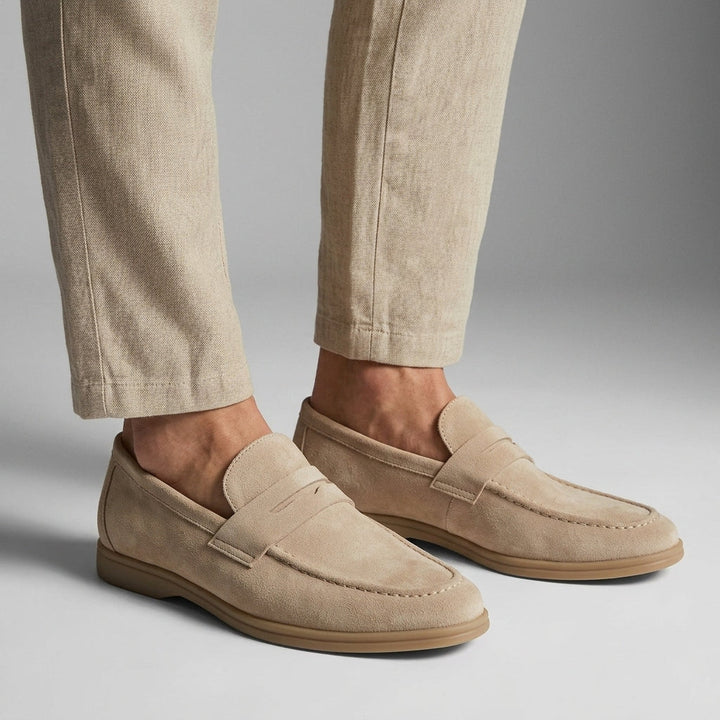 Isla | Women's Suede-Finish Slip-On Loafers Classic Style