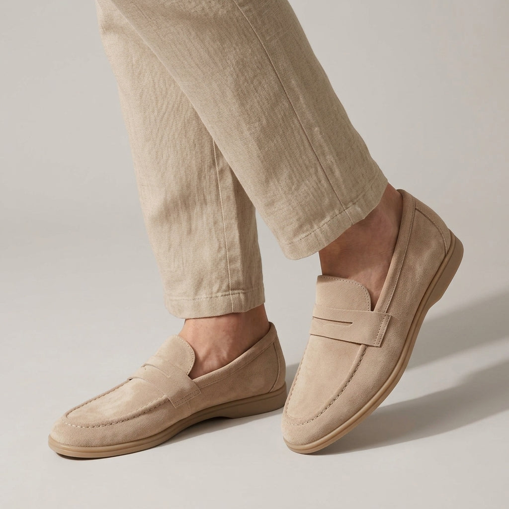 Isla | Women's Suede-Finish Slip-On Loafers Classic Style