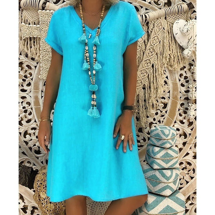 Felia | Women's Everyday Casual Dress Relaxed Flowing Cut Easy Care