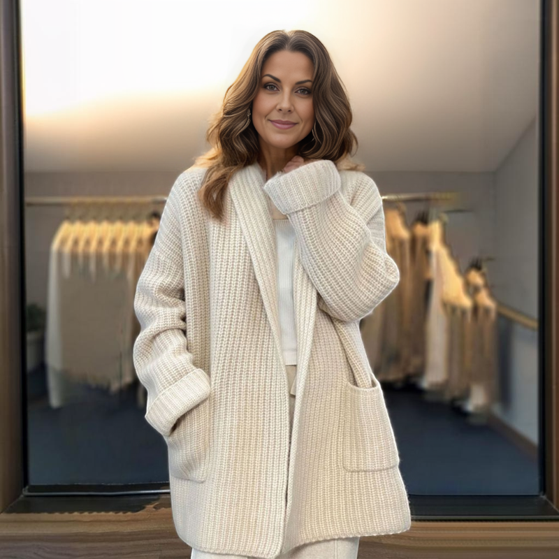 Women’s Loose Fit Knit Top Jacket