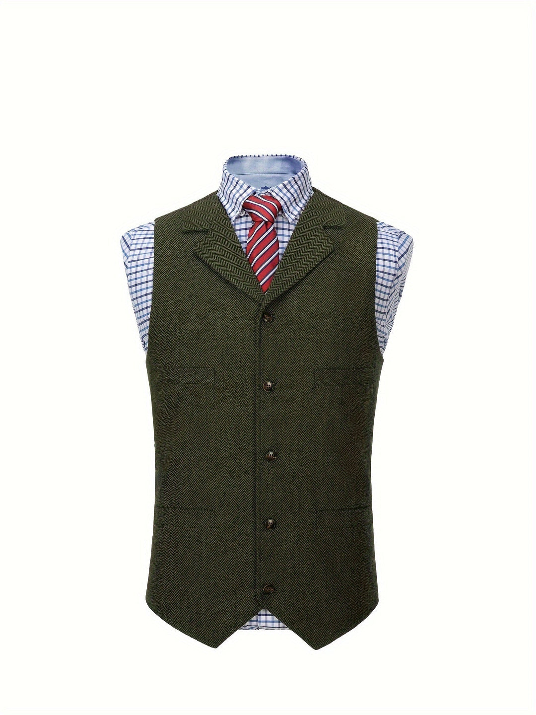 Colton | Heritage Herringbone Waistcoat