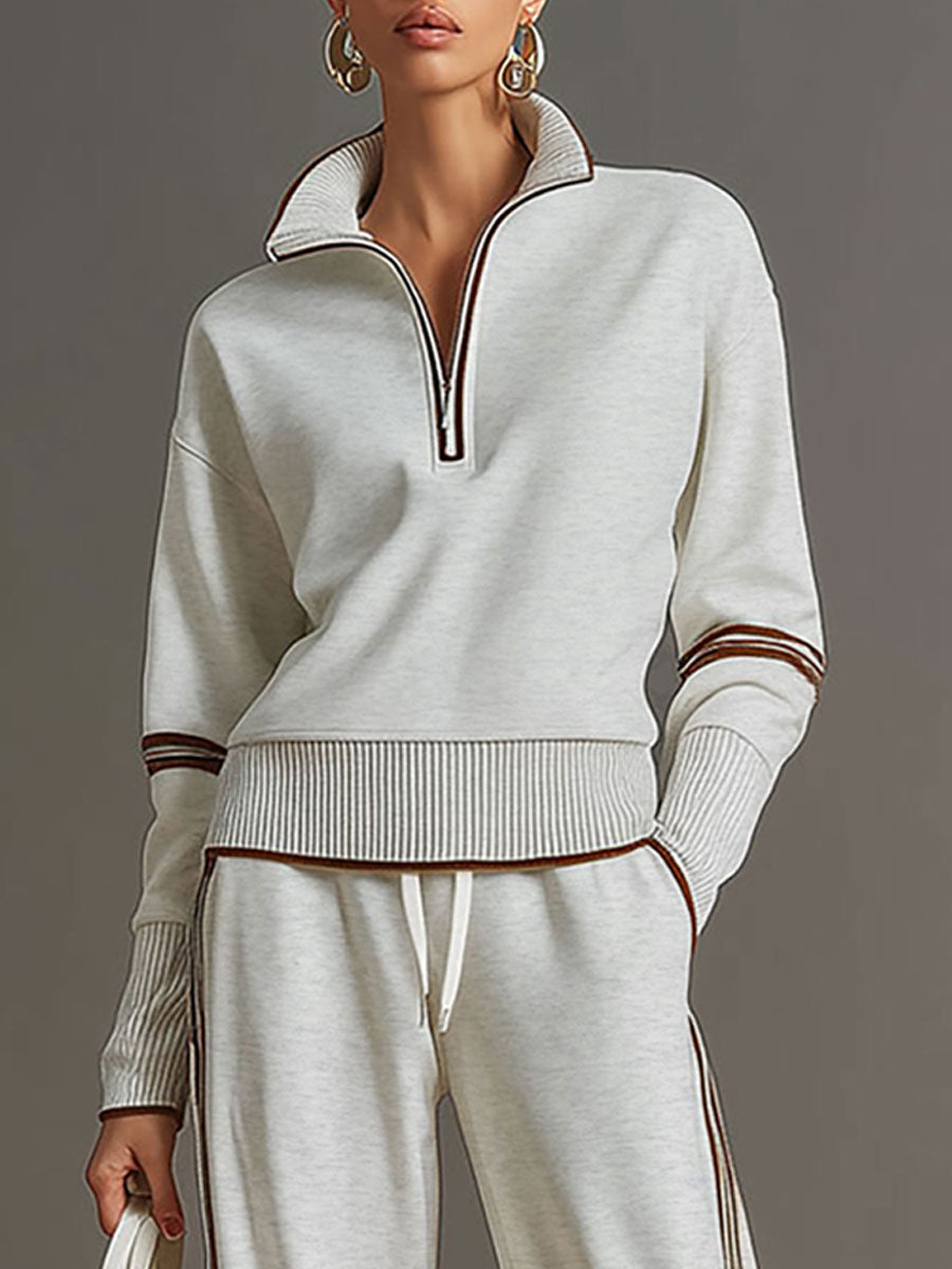 Marietta | Women's Blouse & Wide Leg Trousers Co-Ord Set Loose Fit