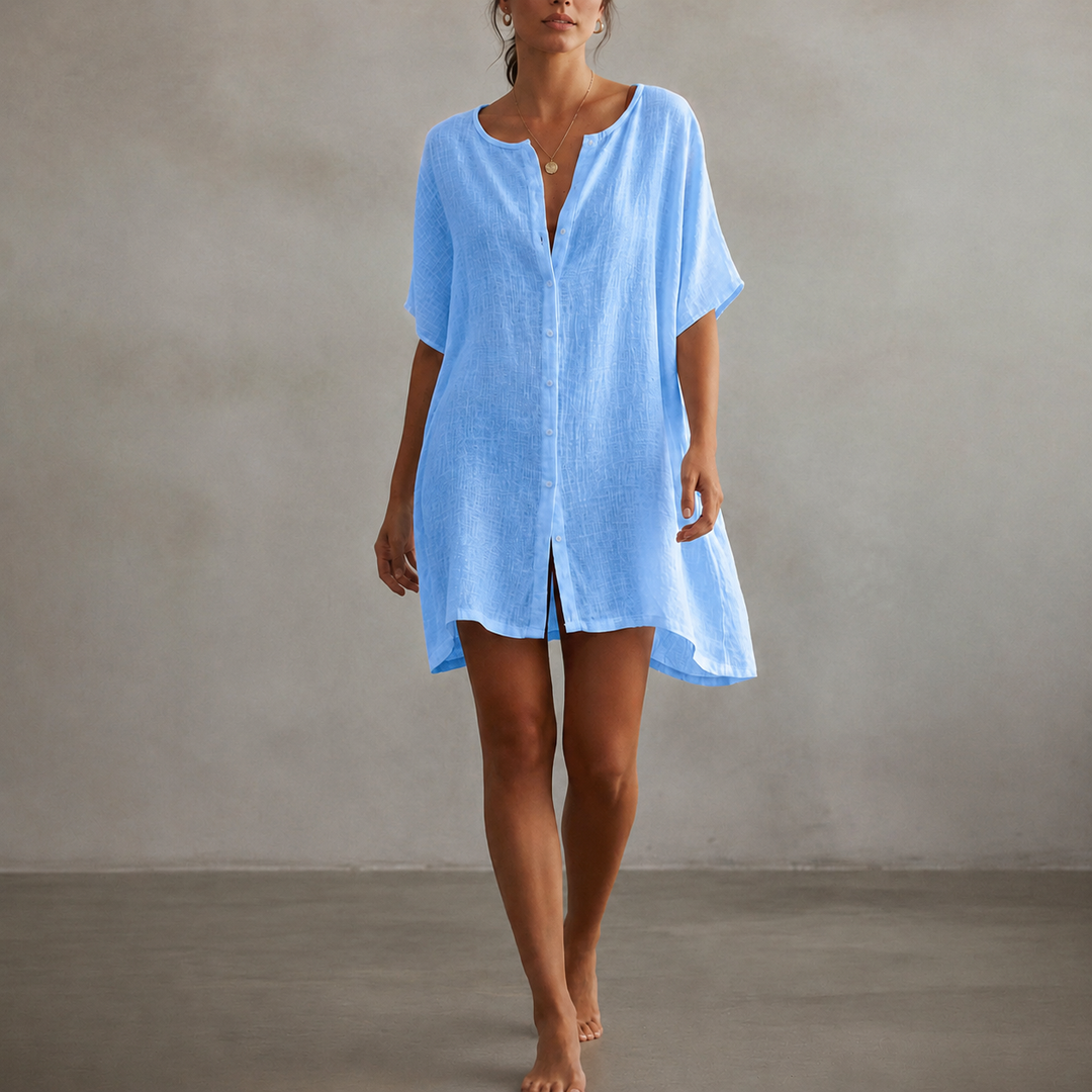 Nilda | Women's Casual Everyday Dress Relaxed Fit Slip-On Style