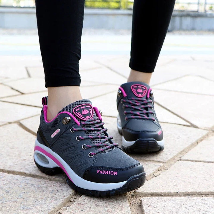 Evie | Women's Non-Slip Trainers Structured Heel Curved Sole