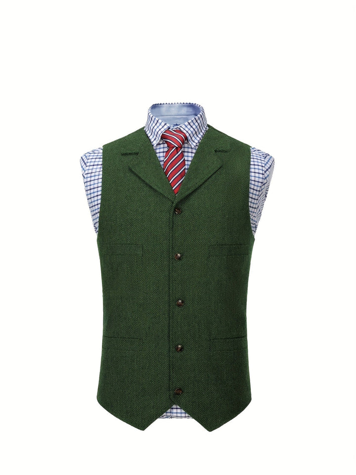 Colton | Heritage Herringbone Waistcoat