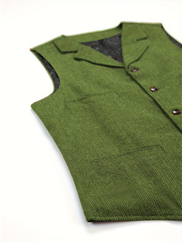 Colton | Heritage Herringbone Waistcoat