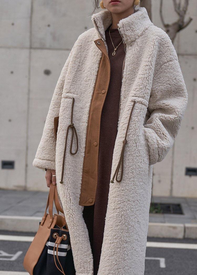Aurelia | Women's Winter Jacket High Collar Drawstring Waist Relaxed