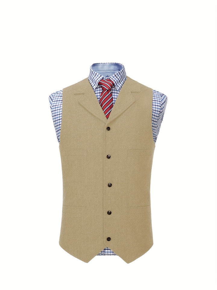 Colton | Heritage Herringbone Waistcoat