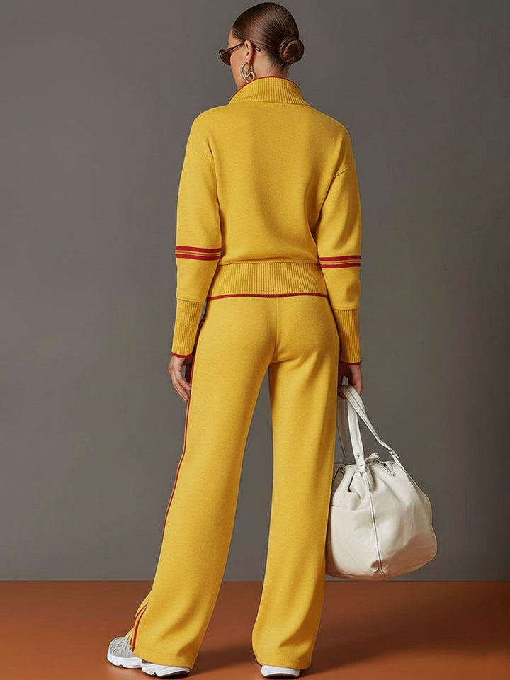 Marietta | Women's Blouse & Wide Leg Trousers Co-Ord Set Loose Fit