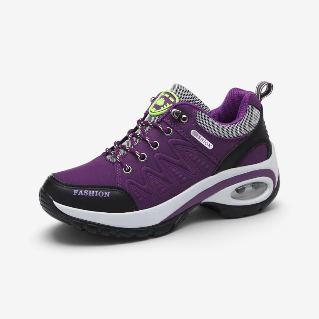 Evie | Women's Non-Slip Trainers Structured Heel Curved Sole