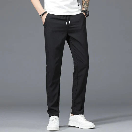 Alexander | Men's Quick-Dry Stretch Trousers with Drawstring Waist