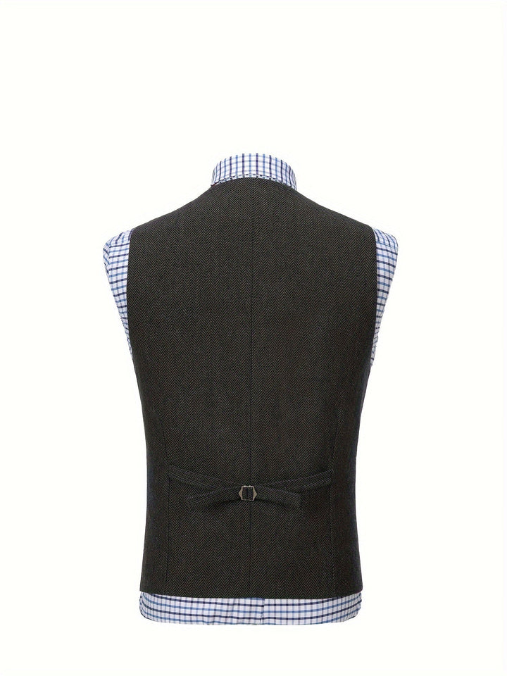 Colton | Heritage Herringbone Waistcoat