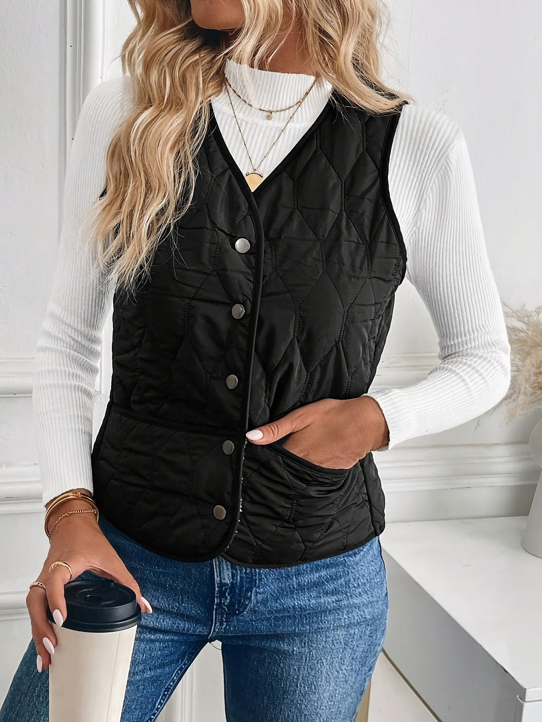 Kendra | Reversible Quilted Gilet