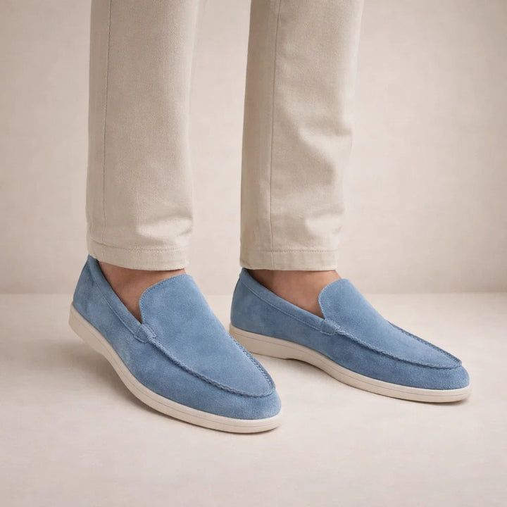 Ronan | Men's Leather Slip-On Loafers Casual Low Cut