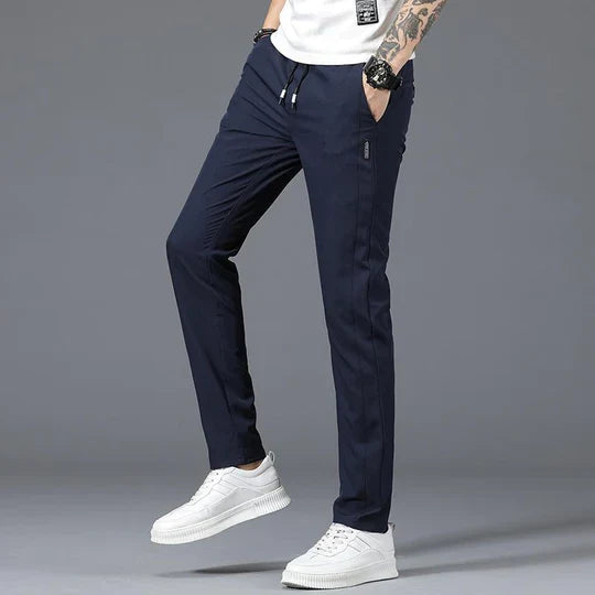 Alexander | Men's Quick-Dry Stretch Trousers with Drawstring Waist