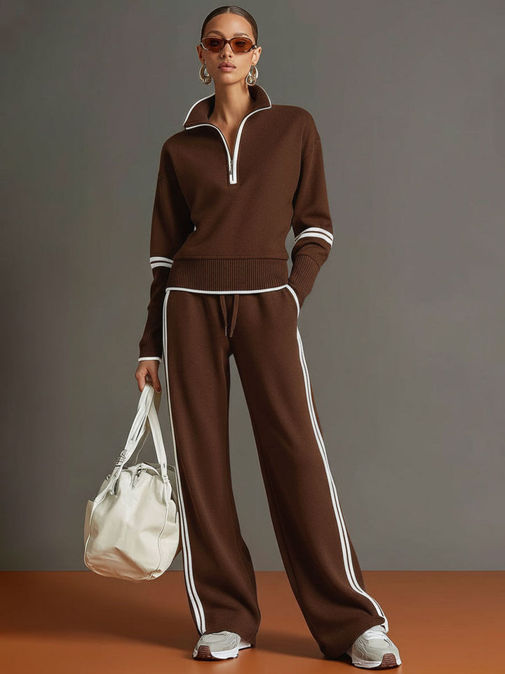 Marietta | Women's Blouse & Wide Leg Trousers Co-Ord Set Loose Fit