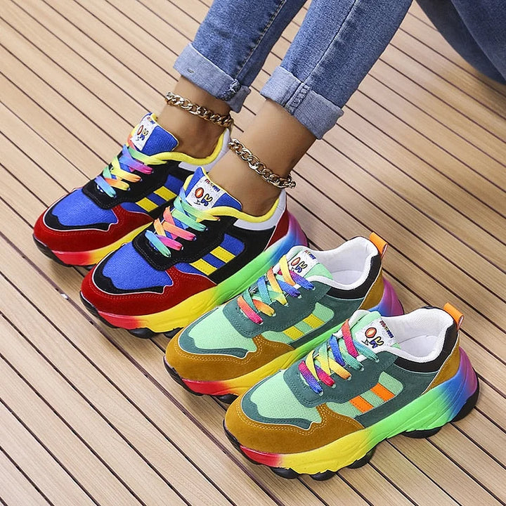 Ella | Women's Lightweight Wide Toe Box Trainers Arch Support