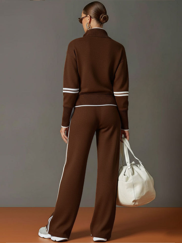 Marietta | Women's Blouse & Wide Leg Trousers Co-Ord Set Loose Fit