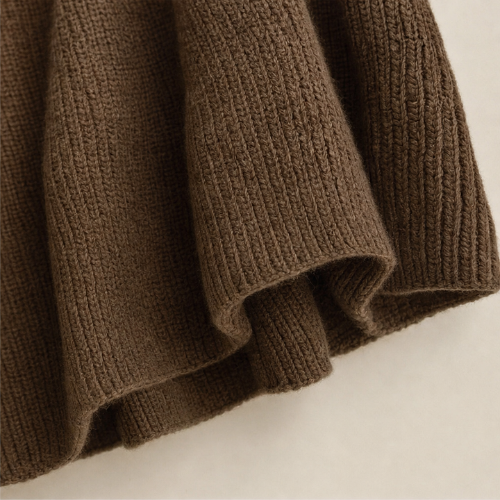 Doreen | Women's Oversized Knitted Jumper Side Drawstring One Size