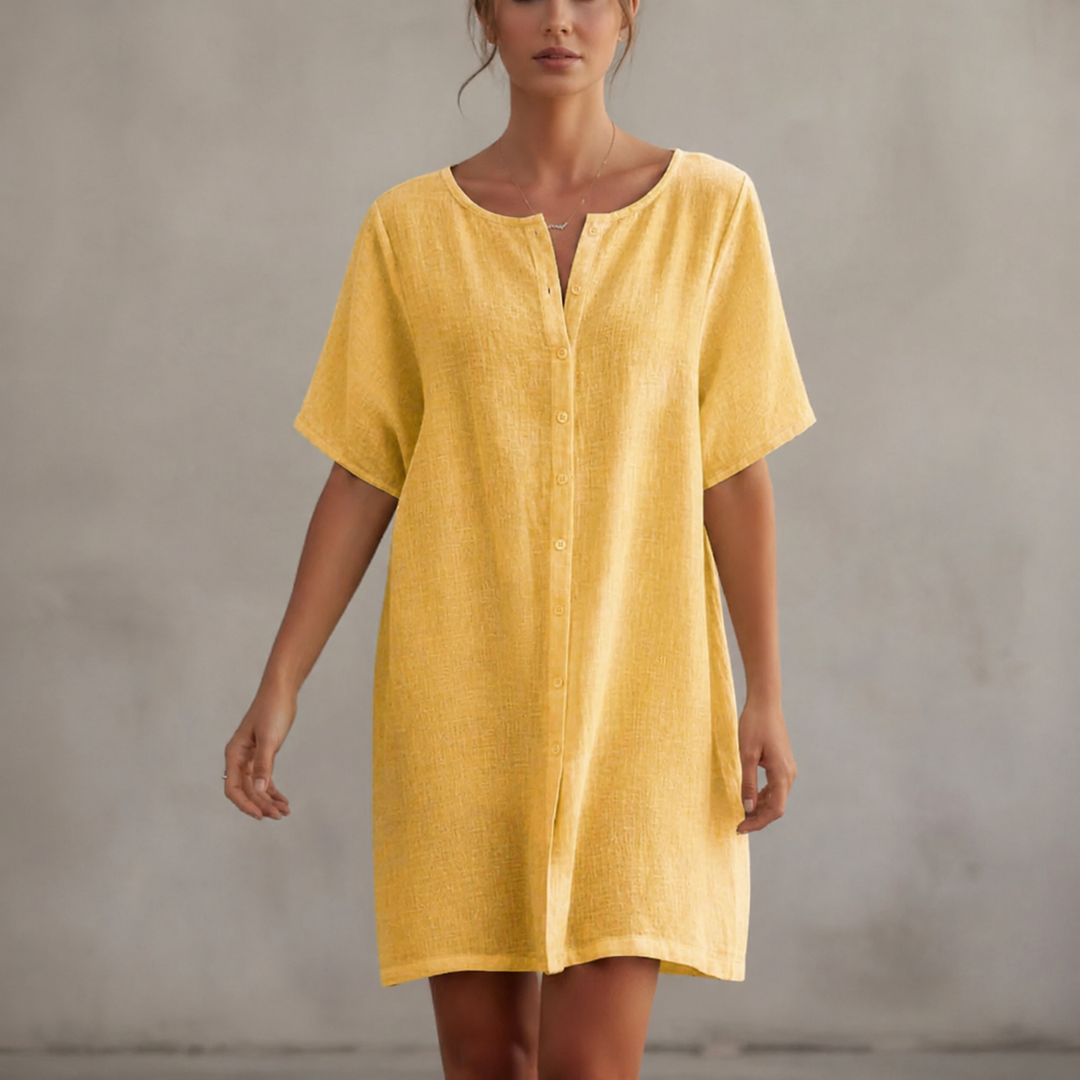 Nilda | Women's Casual Everyday Dress Relaxed Fit Slip-On Style