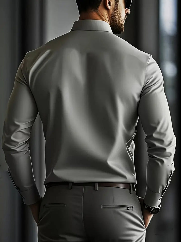 Freya | Women's Slim-Fit Dress Shirt Classic Collar Button Front