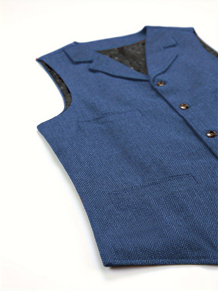 Colton | Heritage Herringbone Waistcoat