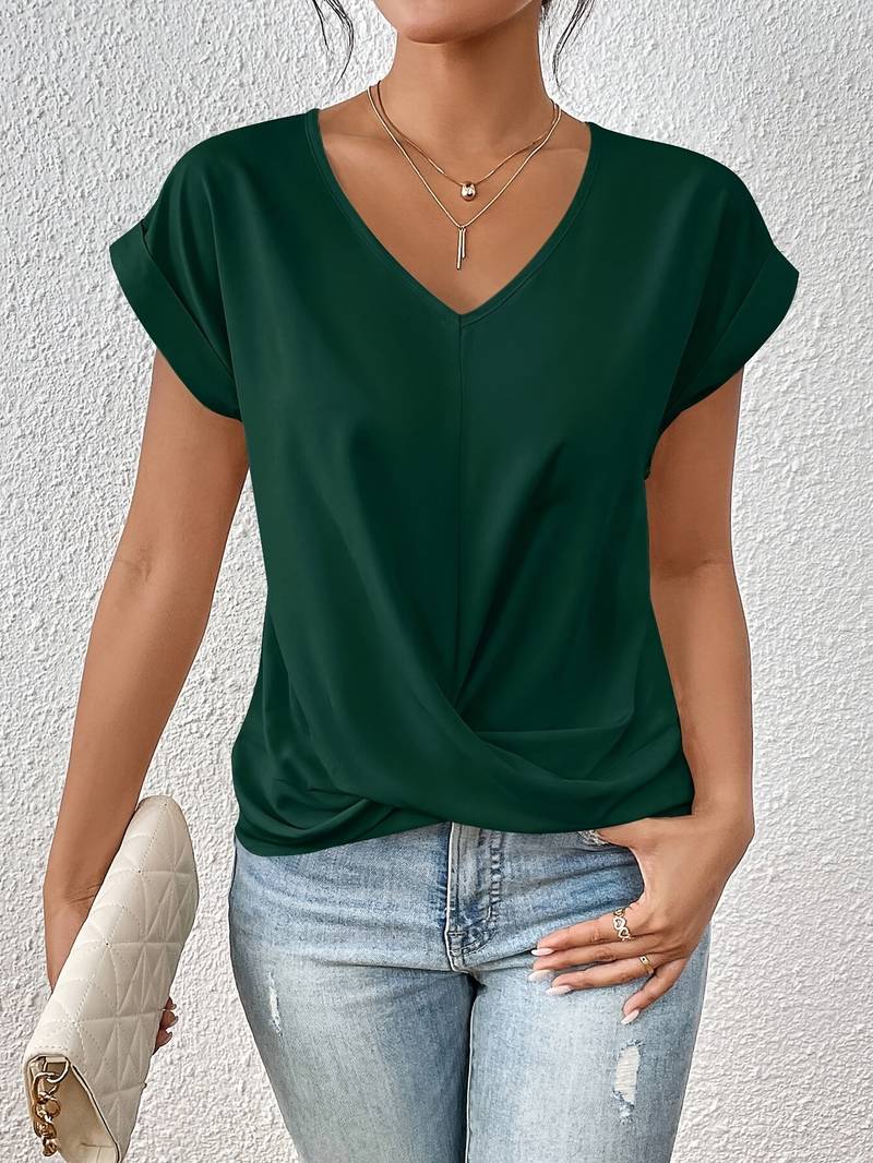 Sienna | Women's Short Sleeve Stretch Polyester T-Shirt