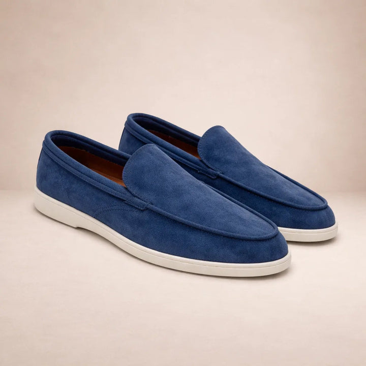 Ronan | Men's Leather Slip-On Loafers Casual Low Cut