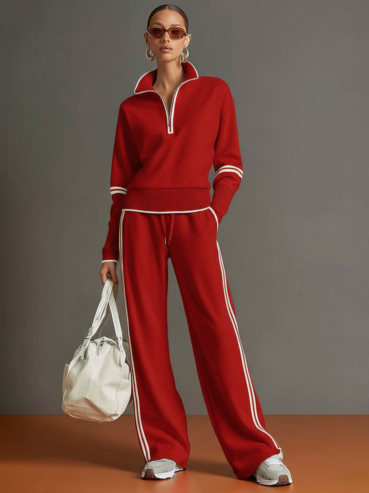 Marietta | Women's Blouse & Wide Leg Trousers Co-Ord Set Loose Fit