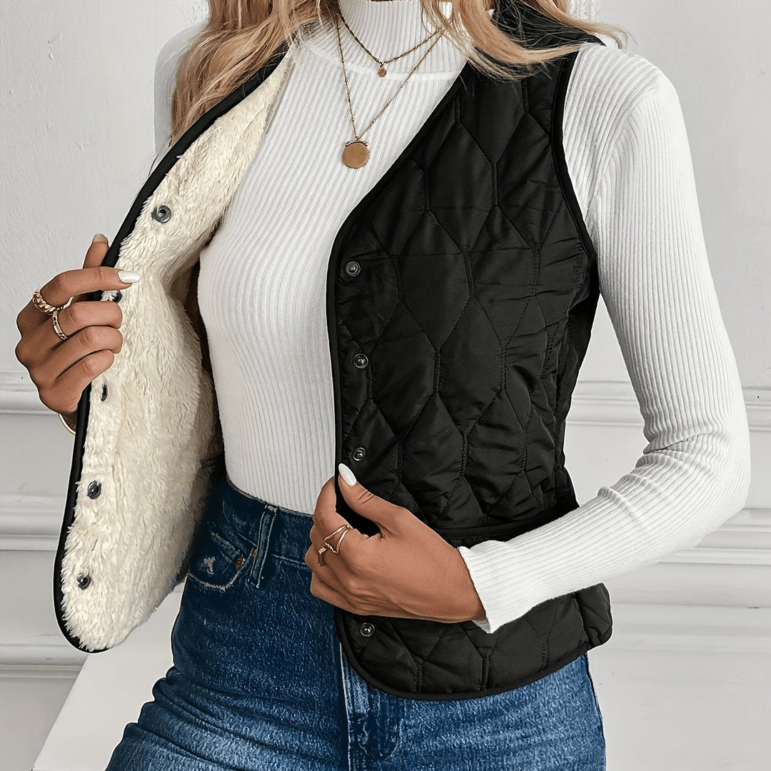 Kendra | Reversible Quilted Gilet