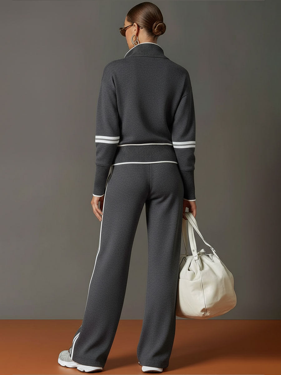 Marietta | Women's Blouse & Wide Leg Trousers Co-Ord Set Loose Fit