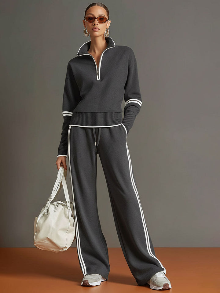 Marietta | Women's Blouse & Wide Leg Trousers Co-Ord Set Loose Fit