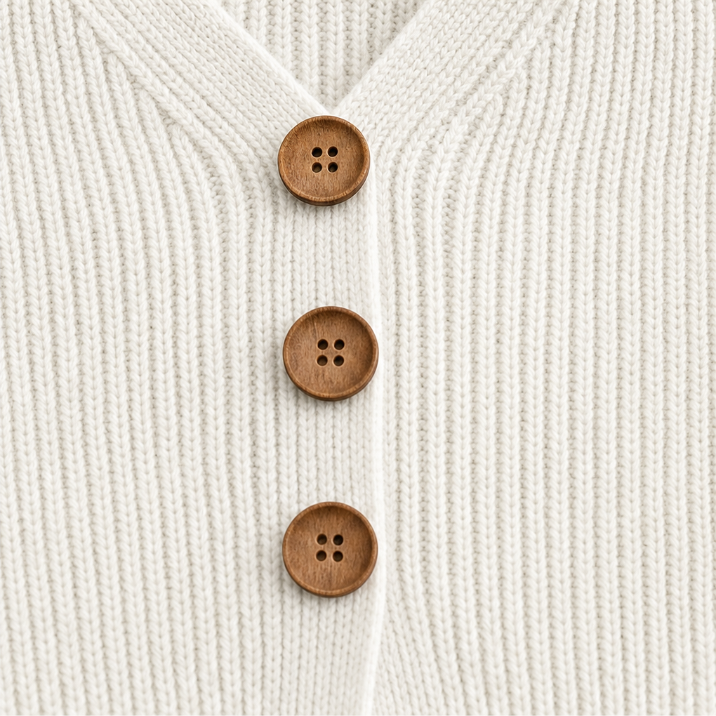 Emily | Women's V-Neck Knitted Jumper Soft Stretch Relaxed Fit