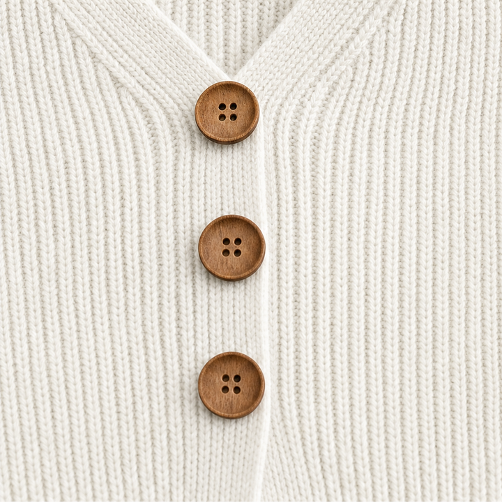 Emily | Women's V-Neck Knitted Jumper Soft Stretch Relaxed Fit