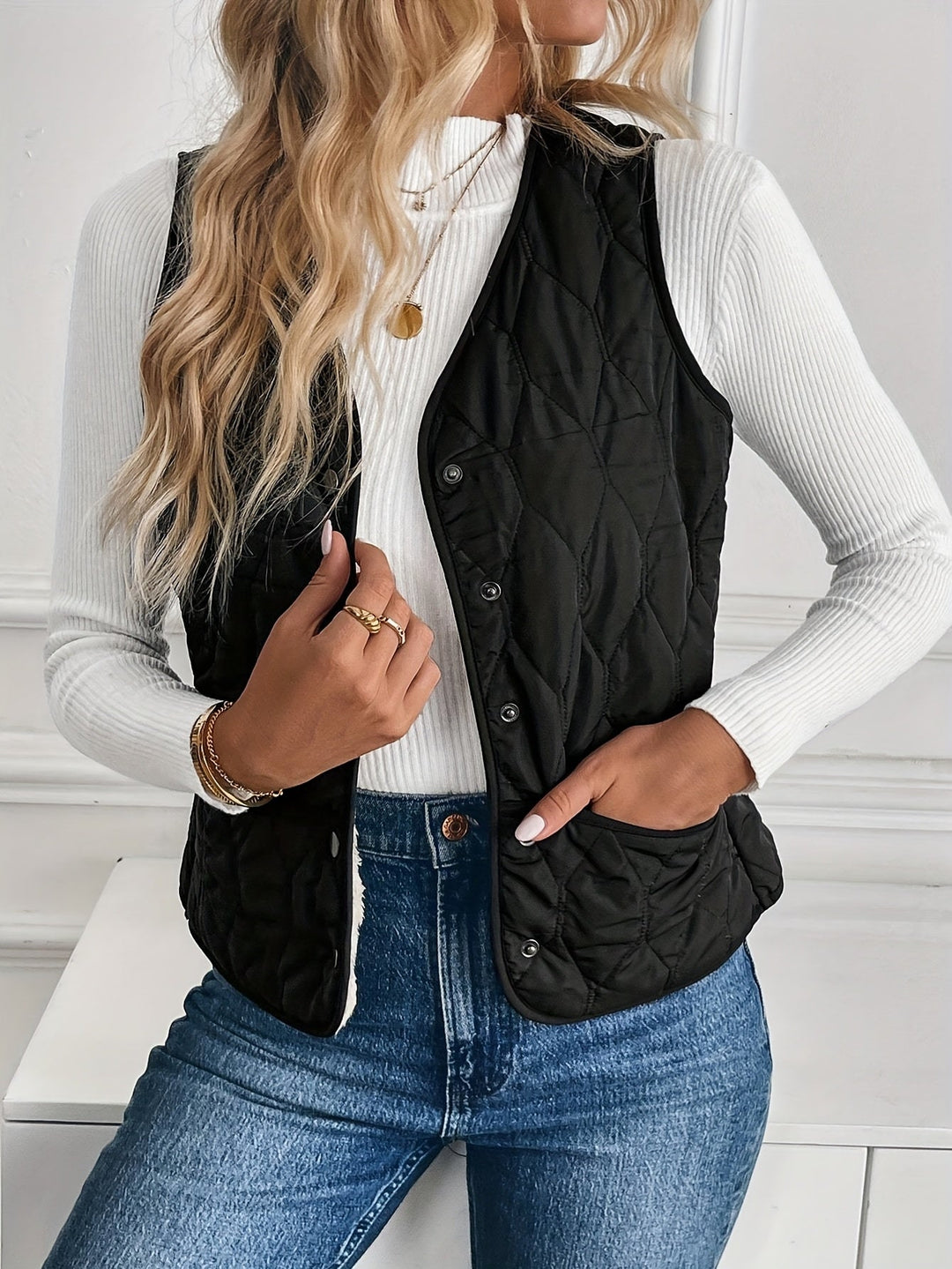 Kendra | Reversible Quilted Gilet