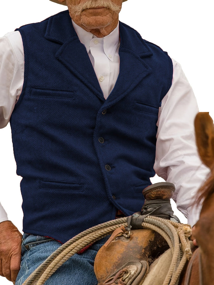 Colton | Heritage Herringbone Waistcoat