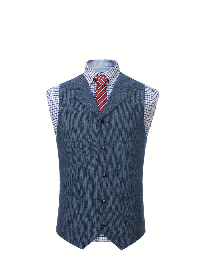 Colton | Heritage Herringbone Waistcoat