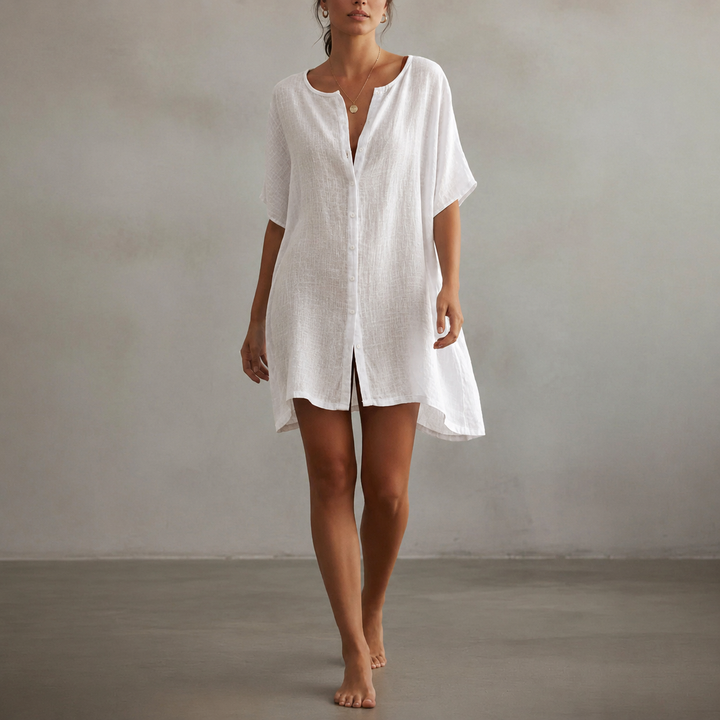 Nilda | Women's Casual Everyday Dress Relaxed Fit Slip-On Style