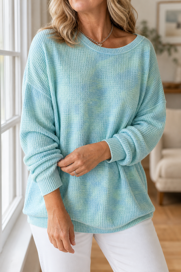 Sophia | Women's Oversized Ribbed Knit Jumper Dropped Shoulder