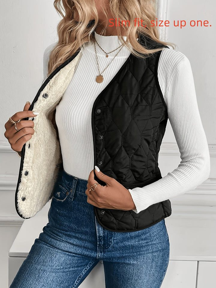 Kendra | Reversible Quilted Gilet